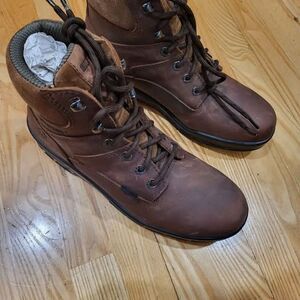 NEW Wolverine Durashock Steel Toe Work Boots Brown Men’s 10.5 M Heavy Duty OSHA